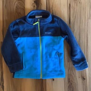 Boys Columbia zip up fleece